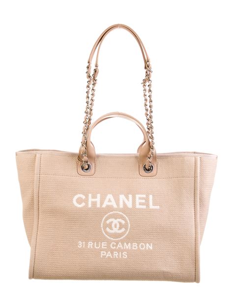 chanel deauville tote 2022 price|Chanel deauville tote large size.